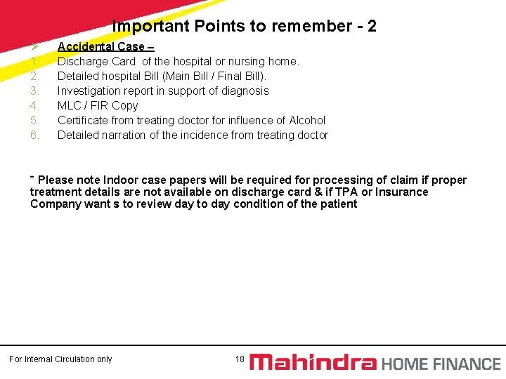 Important Points to remember - 2 Ø 1. 2. 3. 4. 5. 6. Accidental Important Points to remember - 2 Ø 1. 2. 3. 4. 5. 6. Accidental