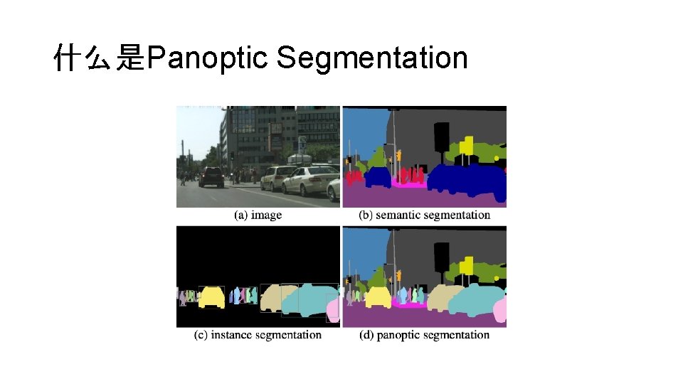 什么是Panoptic Segmentation 