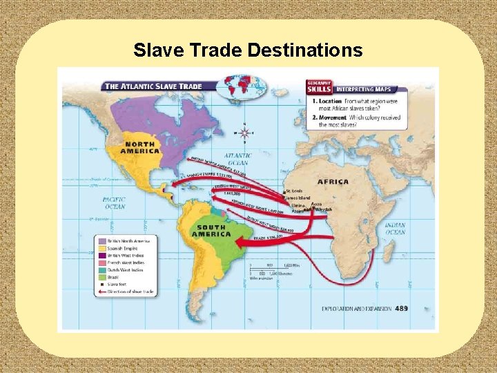 Slave Trade Destinations 