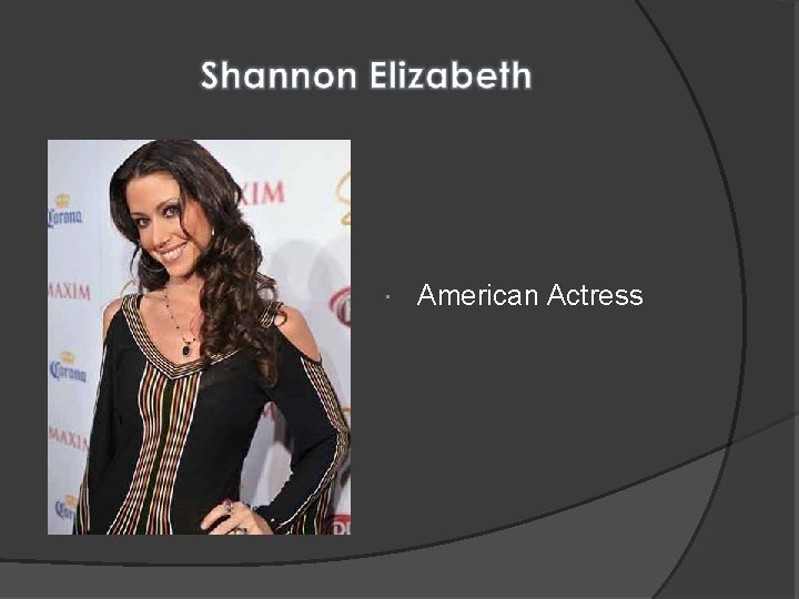  American Actress 