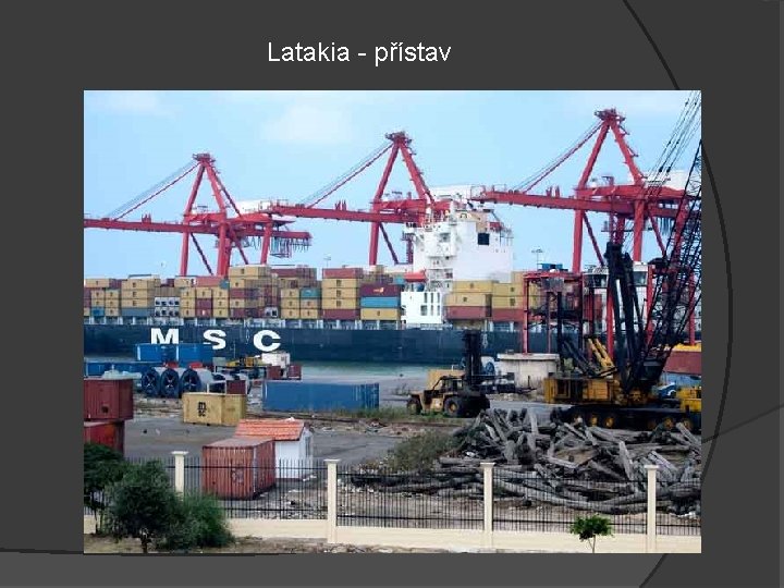 Latakia - přístav 