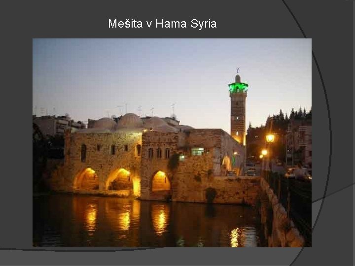 Mešita v Hama Syria 