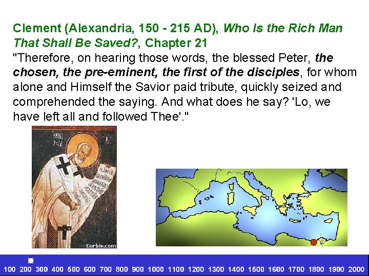 Clement (Alexandria, 150 - 215 AD), Who Is the Rich Man That Shall Be