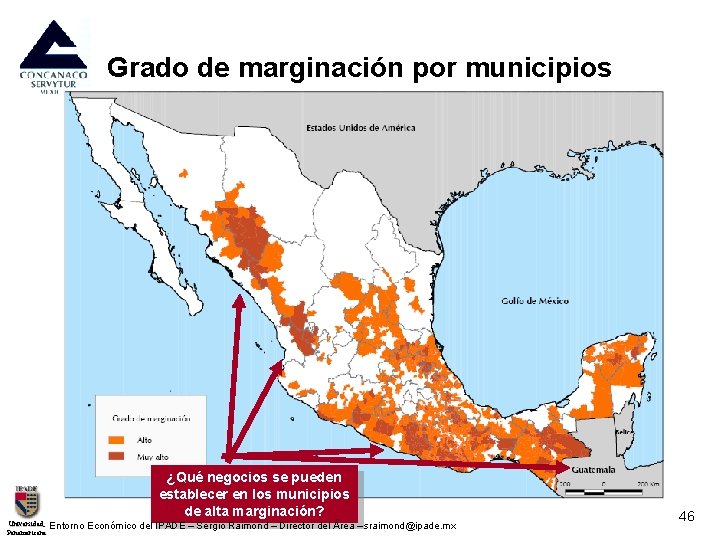 Grado de marginación por municipios ¿Qué negocios se pueden establecer en los municipios de