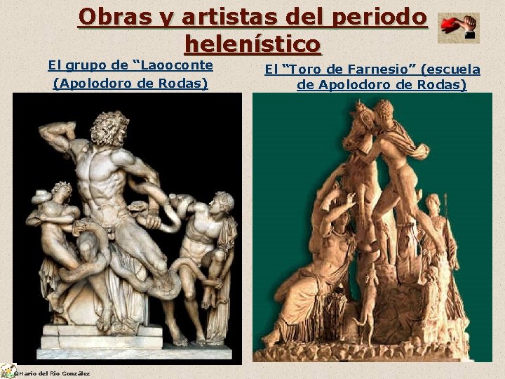 Obras y artistas del periodo helenístico El grupo de “Laooconte (Apolodoro de Rodas) ©Mario