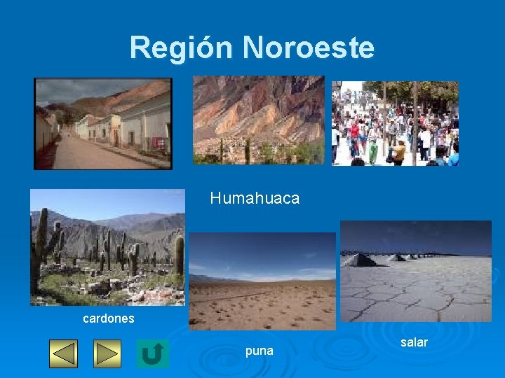 Región Noroeste Humahuaca cardones puna salar 