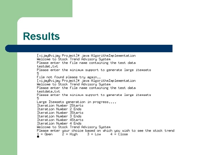 Results Results