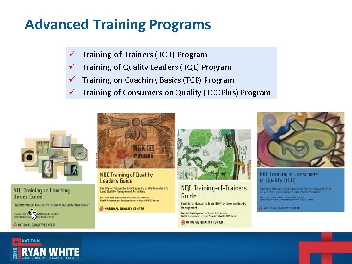 Advanced Training Programs ü ü Training-of-Trainers (TOT) Program Training of Quality Leaders (TQL) Program Advanced Training Programs ü ü Training-of-Trainers (TOT) Program Training of Quality Leaders (TQL) Program
