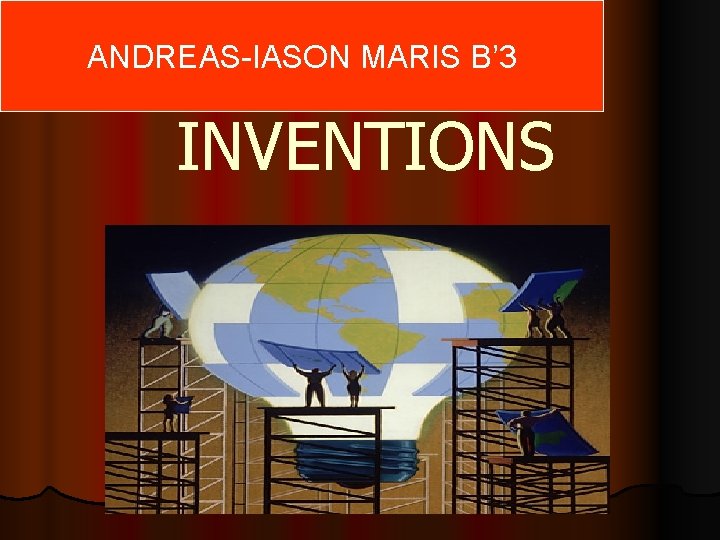 ANDREAS-IASON MARIS B’ 3 INVENTIONS 