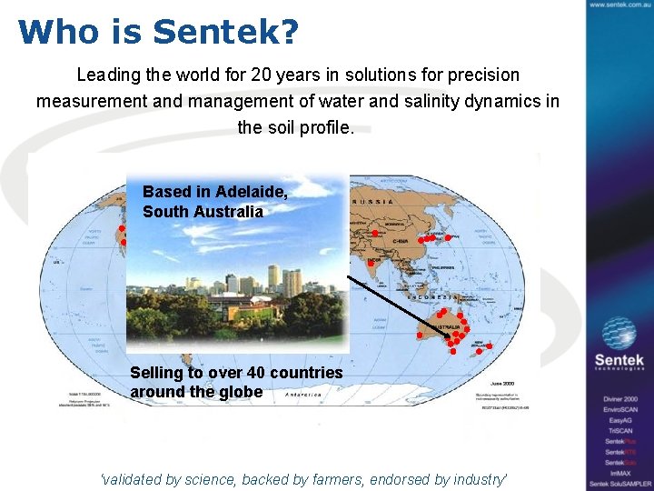 Who is Sentek? Leading the world for 20 years in solutions for precision measurement