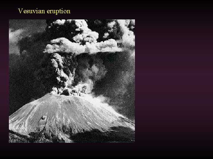 Vesuvian eruption 