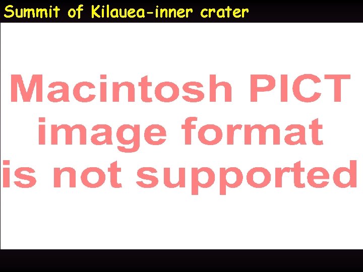 Summit of Kilauea-inner crater 