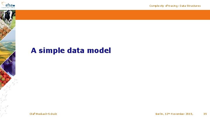 Complexity of tracing: Data Structures A simple data model Olaf Mosbach-Schulz Berlin, 12 th