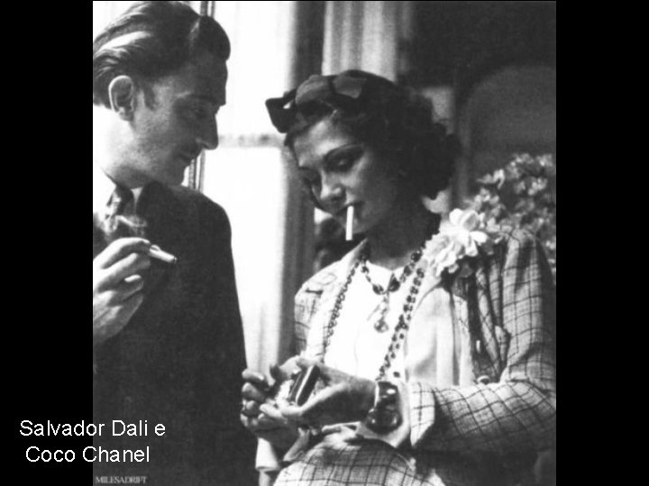 Salvador Dali e Coco Chanel 