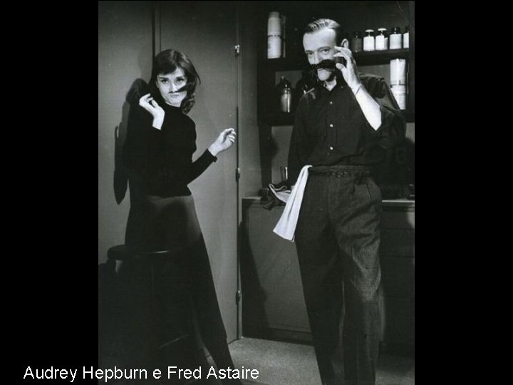 Audrey Hepburn e Fred Astaire 