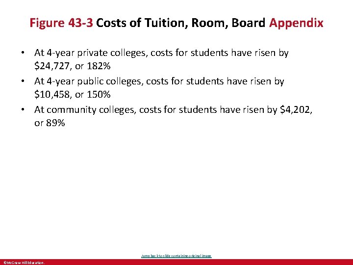 Figure 43 -3 Costs of Tuition, Room, Board Appendix • At 4 -year private Figure 43 -3 Costs of Tuition, Room, Board Appendix • At 4 -year private