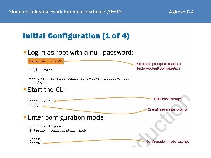 Students Industrial Work Experience Scheme (SIWES) Agboko B. A Students Industrial Work Experience Scheme (SIWES) Agboko B. A