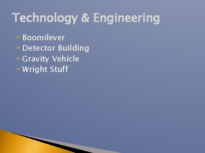 Technology & Engineering Boomilever Detector Building Gravity Vehicle Wright Stuff 