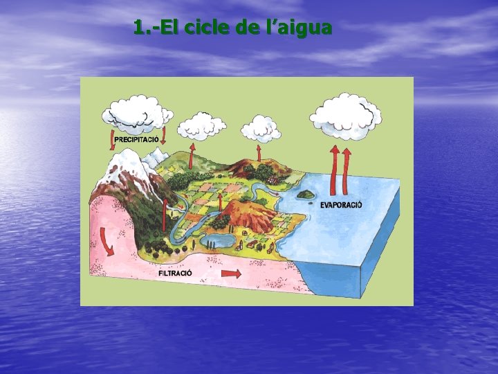 1. -El cicle de l’aigua 