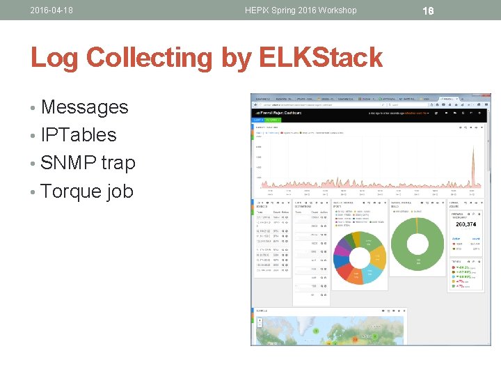 2016 -04 -18 HEPi. X Spring 2016 Workshop Log Collecting by ELKStack • Messages 2016 -04 -18 HEPi. X Spring 2016 Workshop Log Collecting by ELKStack • Messages