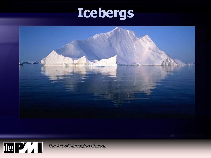 Icebergs The Art of Managing Change 