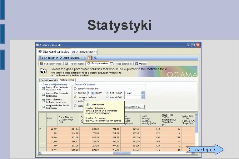 Statystyki następne 