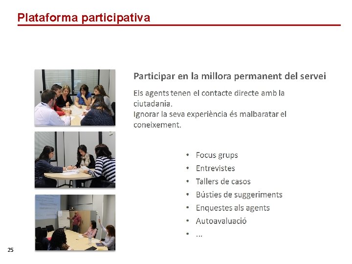 Plataforma participativa 25 