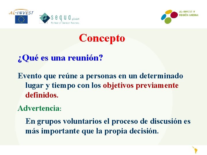 Concepto ¿Qué es una reunión? Evento que reúne a personas en un determinado lugar