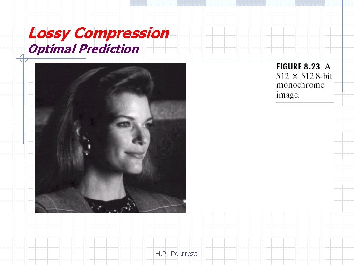 Lossy Compression Optimal Prediction H. R. Pourreza 