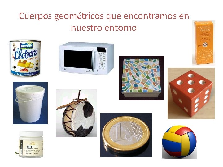 Cuerpos geométricos que encontramos en nuestro entorno Cuerpos geométricos que encontramos en nuestro entorno
