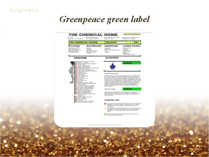 Greenpeace green label 