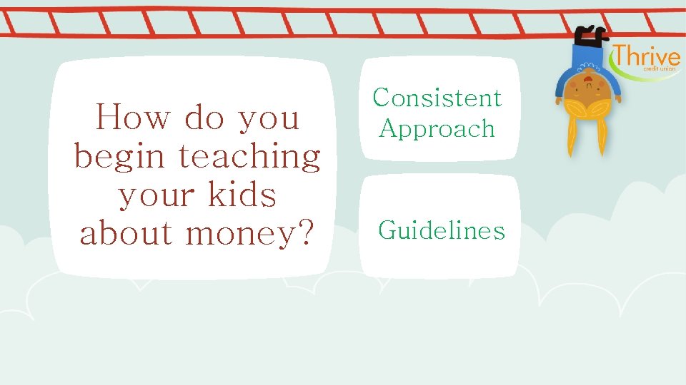 How do you begin teaching your kids about money? Consistent Approach Guidelines 
