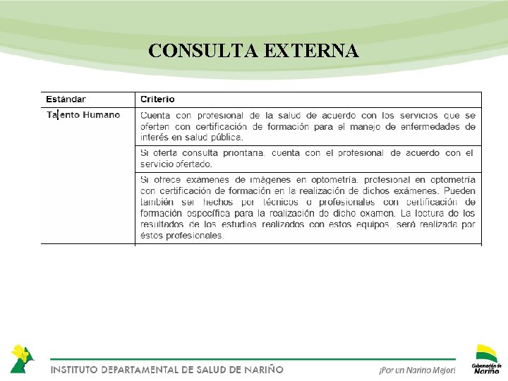 CONSULTA EXTERNA 