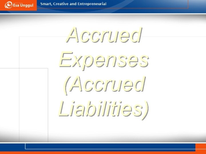 Accrued Expenses (Accrued Liabilities) 