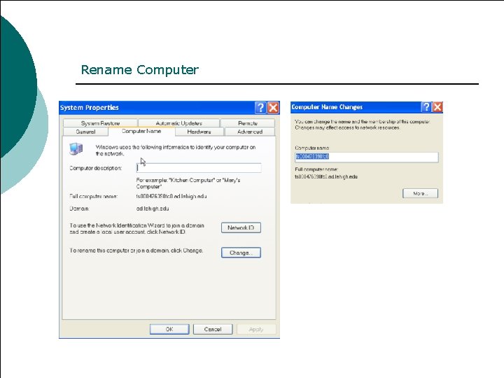 Rename Computer 
