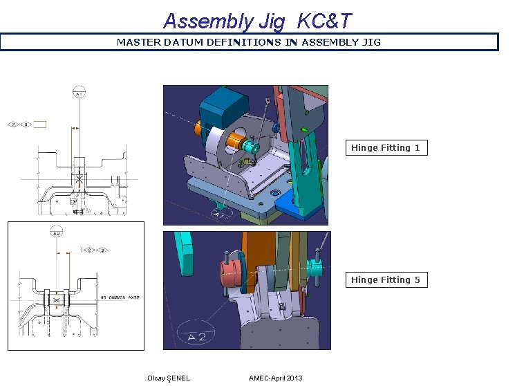 Assembly Jig KC&T MASTER DATUM DEFINITIONS IN ASSEMBLY JIG A DATUM DEFINITION IN ASSEMBLY