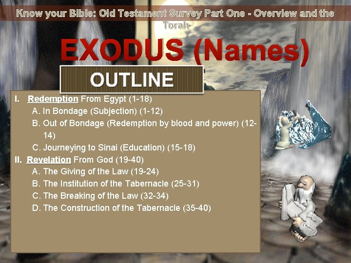 Know your Bible: Old Testament Survey Part One - Overview and the Torah EXODUS