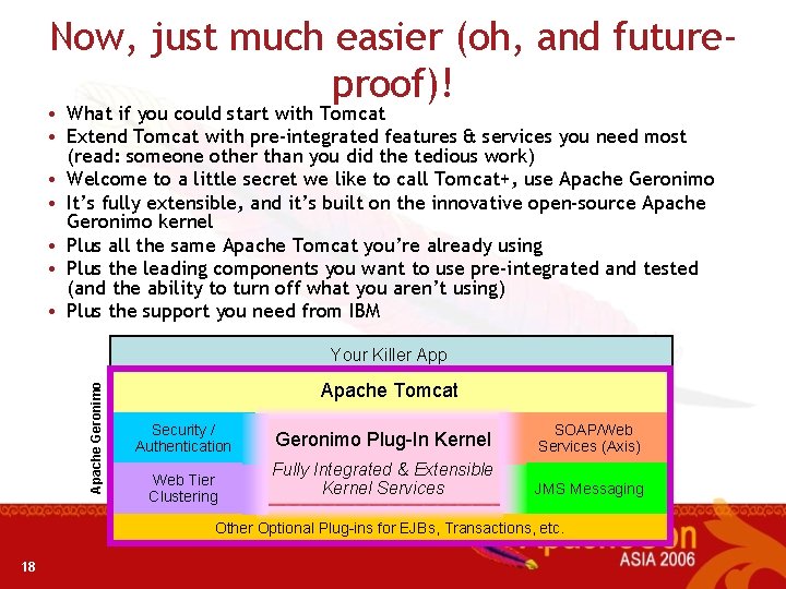 Now, just much easier (oh, and futureproof)! • What if you could start with