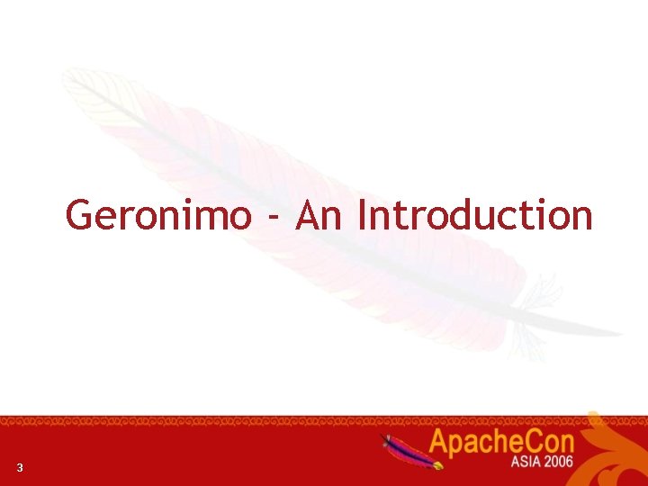 Geronimo - An Introduction 3 