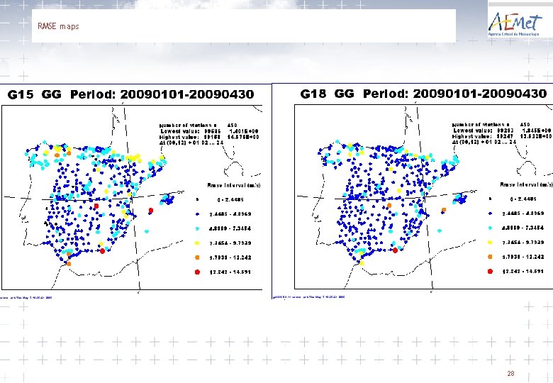 RMSE maps 28 