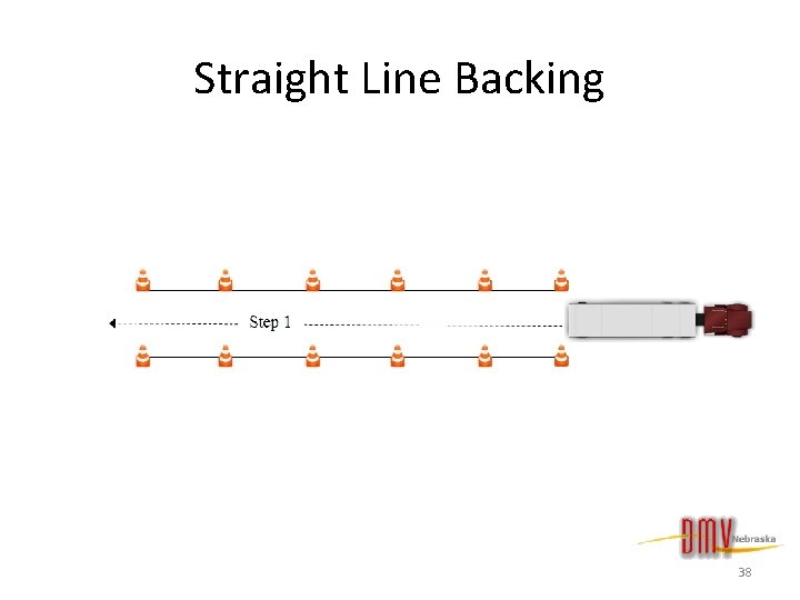 Straight Line Backing 38 