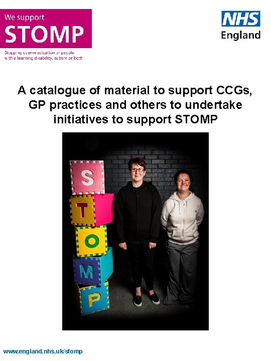 A catalogue of material to support CCGs, GP practices and others to undertake initiatives