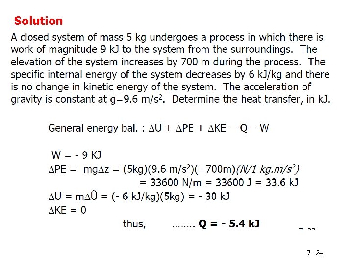 Solution 7 - 24 