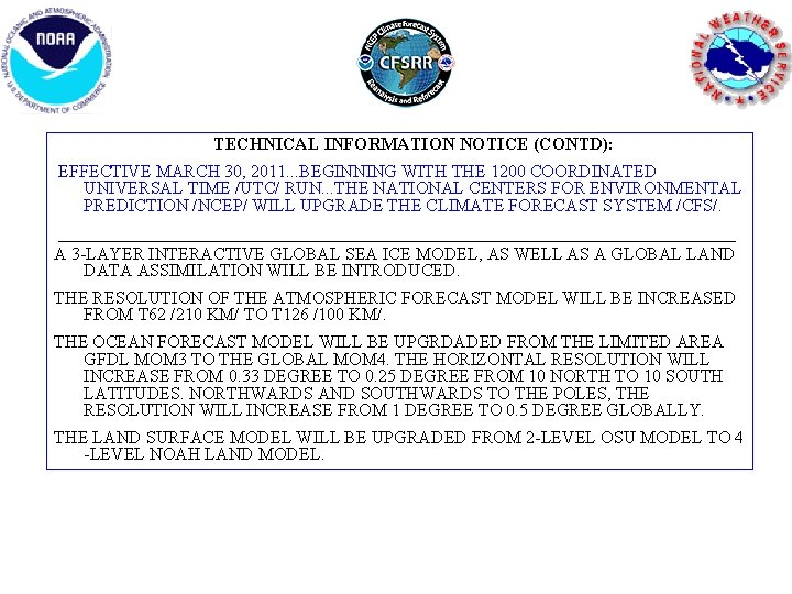 TECHNICAL INFORMATION NOTICE (CONTD): EFFECTIVE MARCH 30, 2011. . . BEGINNING WITH THE 1200