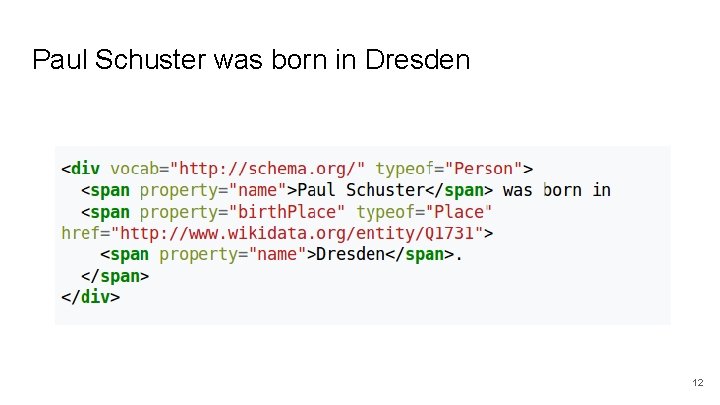 Paul Schuster was born in Dresden 12 Paul Schuster was born in Dresden 12