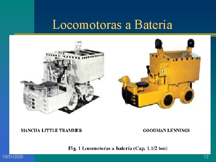 Locomotoras a Batería 10/31/2020 12 