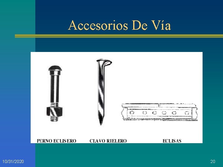Accesorios De Vía 10/31/2020 20 