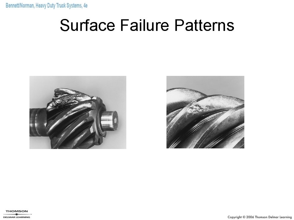 Surface Failure Patterns 