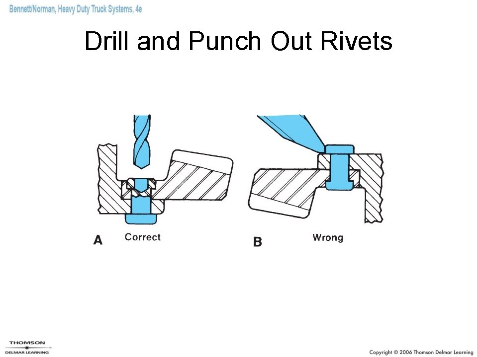 Drill and Punch Out Rivets 