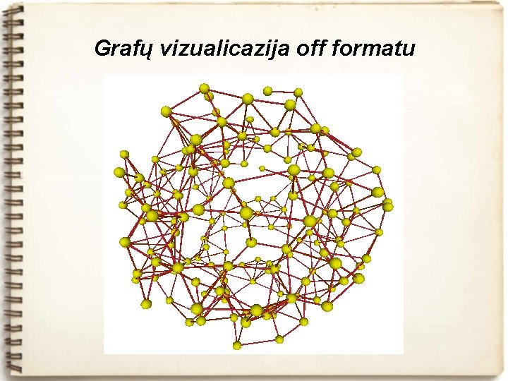 Grafų vizualicazija off formatu 
